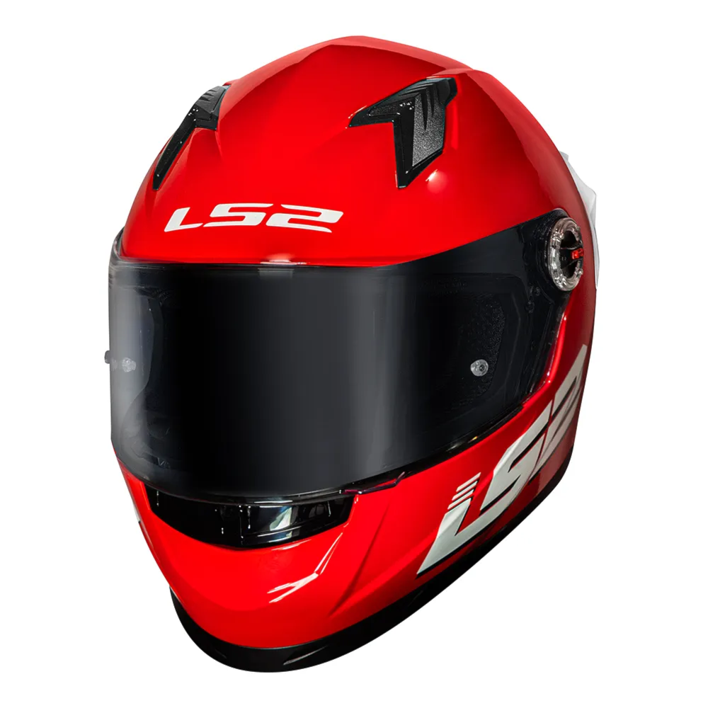 Capacete LS2 FF358 S Monocolor Bright Red | Moto Savages