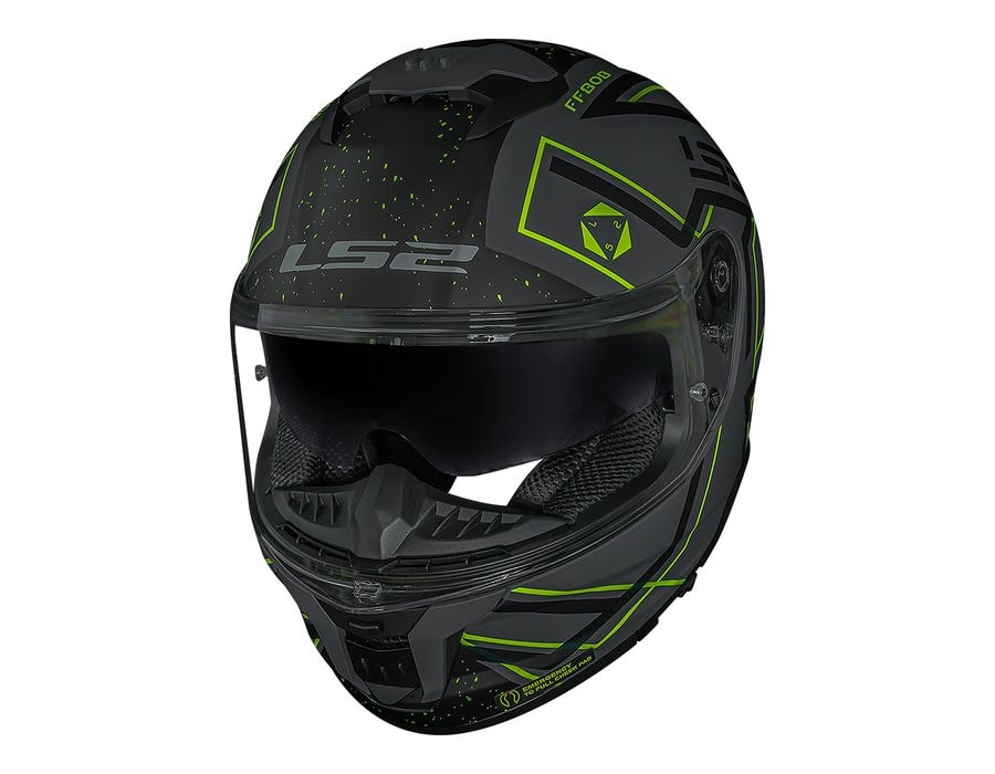 Capacete LS2 FF808 Stream 2 Maze Grey Black | Moto Savages