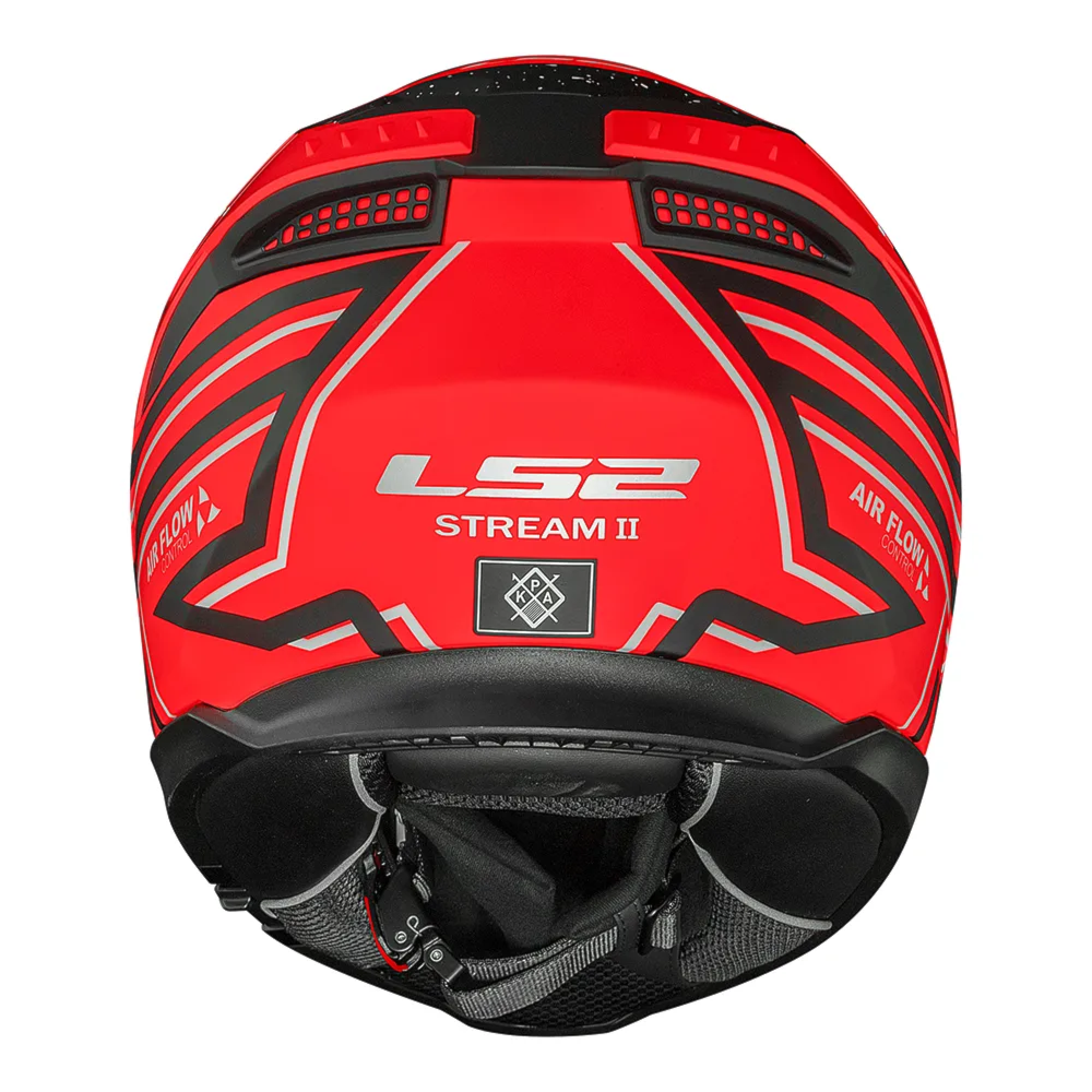 Capacete LS2 FF808 Stream 2 Maze Matte Orange Black | Moto Savages