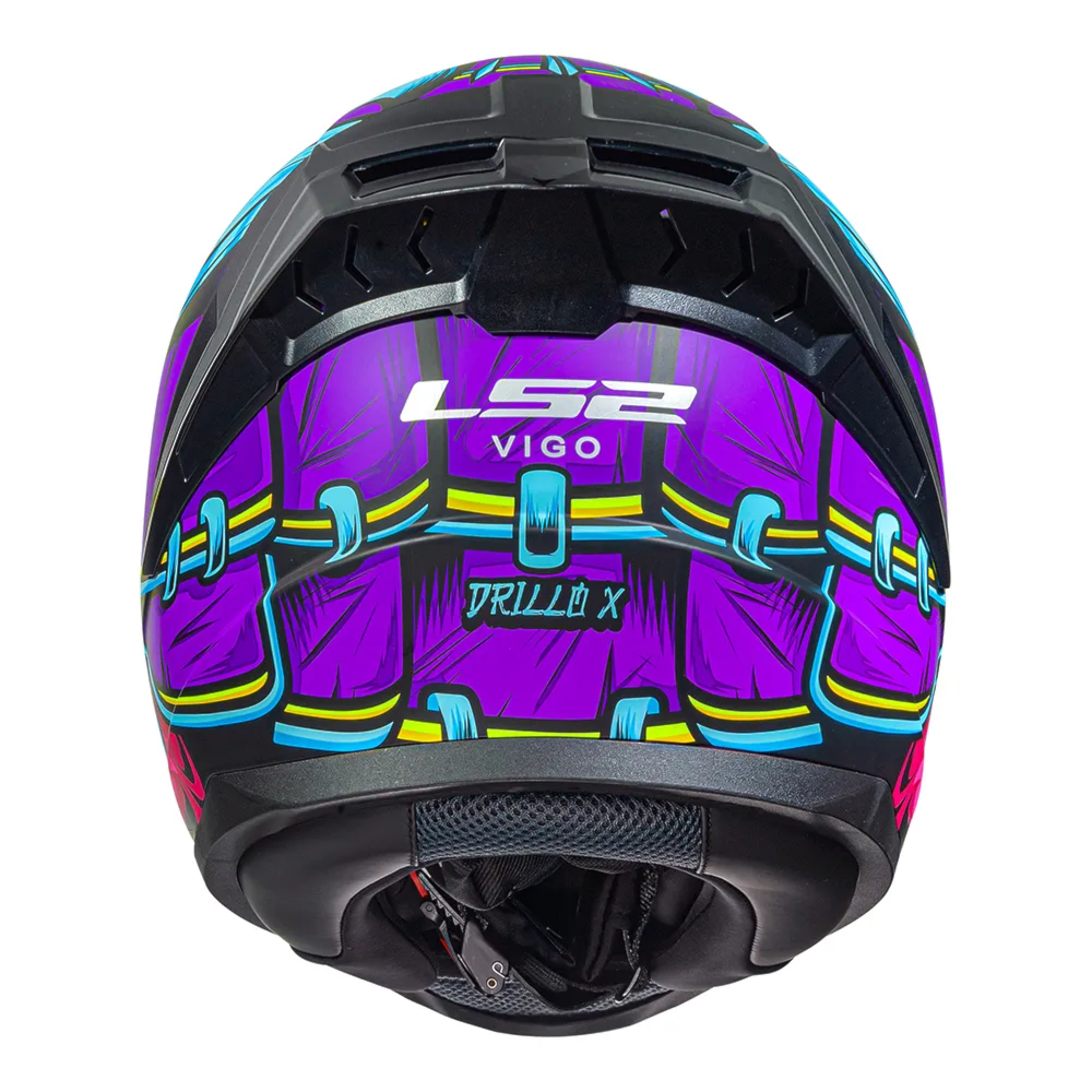 Capacete LS2 FF810 Vigo Drillox Matte Purple Fuchsia | Moto Savages