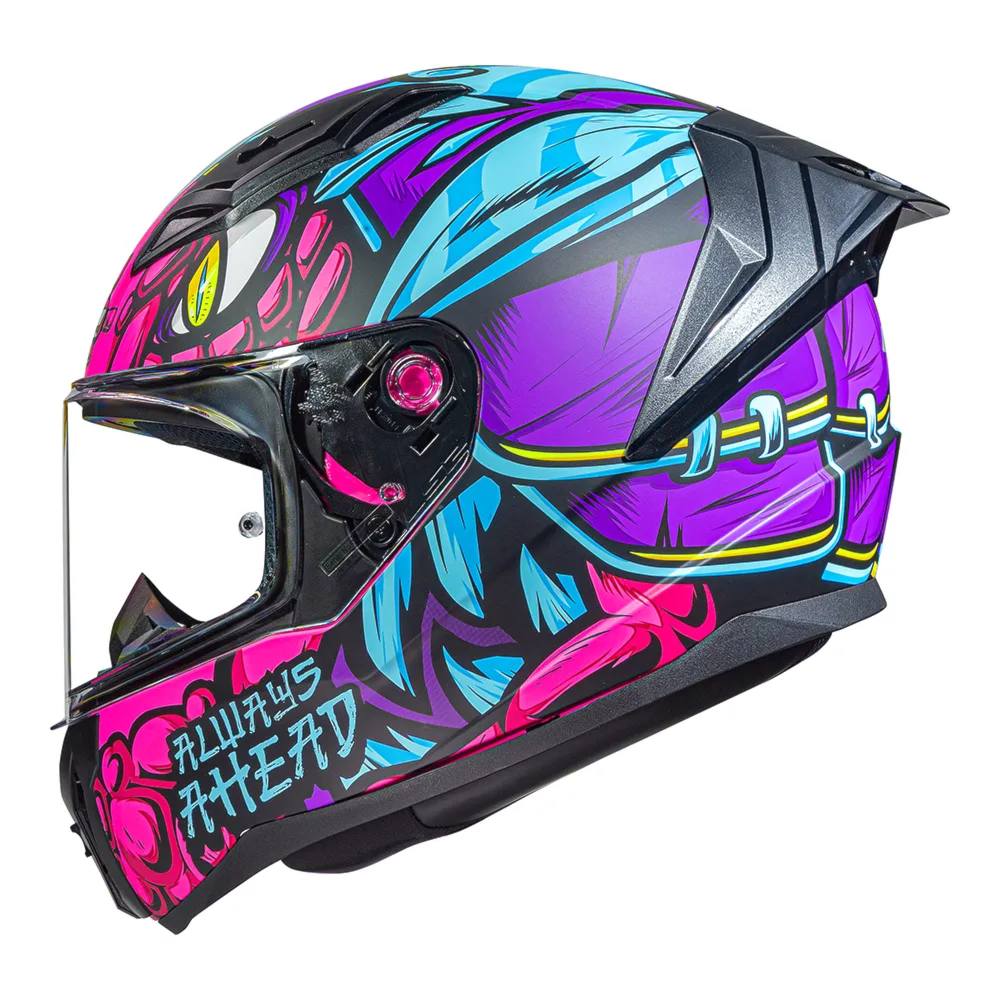 Capacete LS2 FF810 Vigo Drillox Matte Purple Fuchsia | Moto Savages