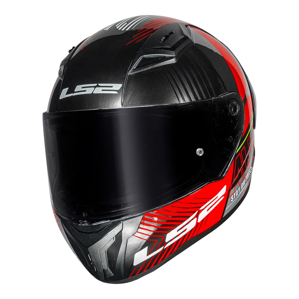 Capacete LS2 FF810 Vigo Shift Jeans Titanium Red | Moto Savages