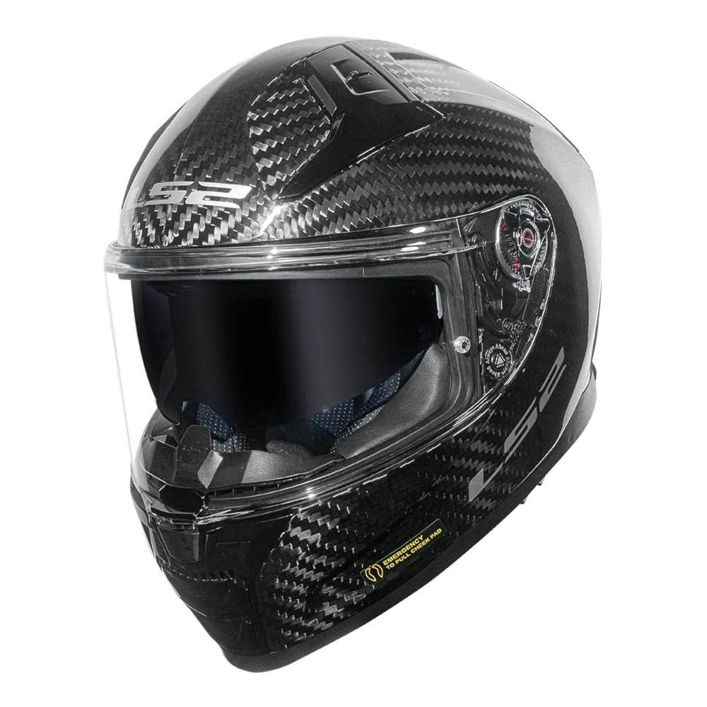 Capacete LS2 FF811 Vector II Carbon Solid | Moto Savages