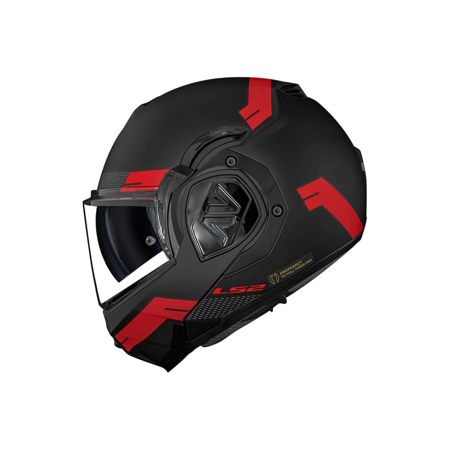 Capacete LS2 FF906 Advant Bend Matte Black Red | Moto Savages