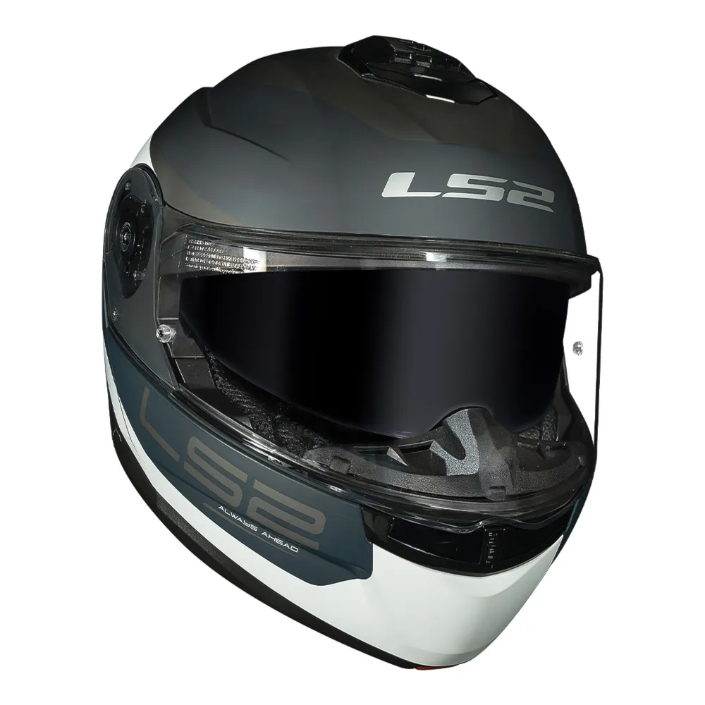 Capacete LS2 FF908 Strobe 2 Victory Matte Grey Blue Sand