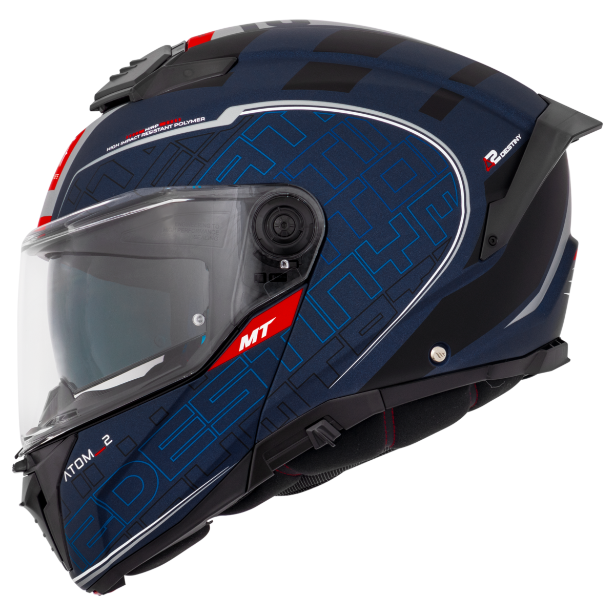 Capacete MT Helmets Atom 2 Sv Destiny C7 Matte | Moto Savages