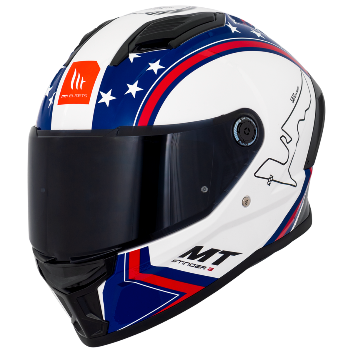 Capacete MT Helmets Stinger 2 Register D7 Gloss | Moto Savages