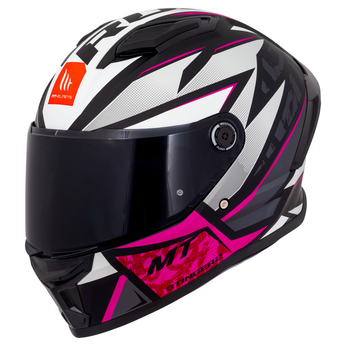 Capacete MT Helmets Stinger 2 Rush B18 Matte | Moto Savages