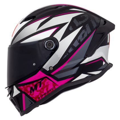 capacete mt helmets feminino integral Braker SV Chento B9 rosa/violeta mate Motoscoot Capacetes MT Helmets mulher |