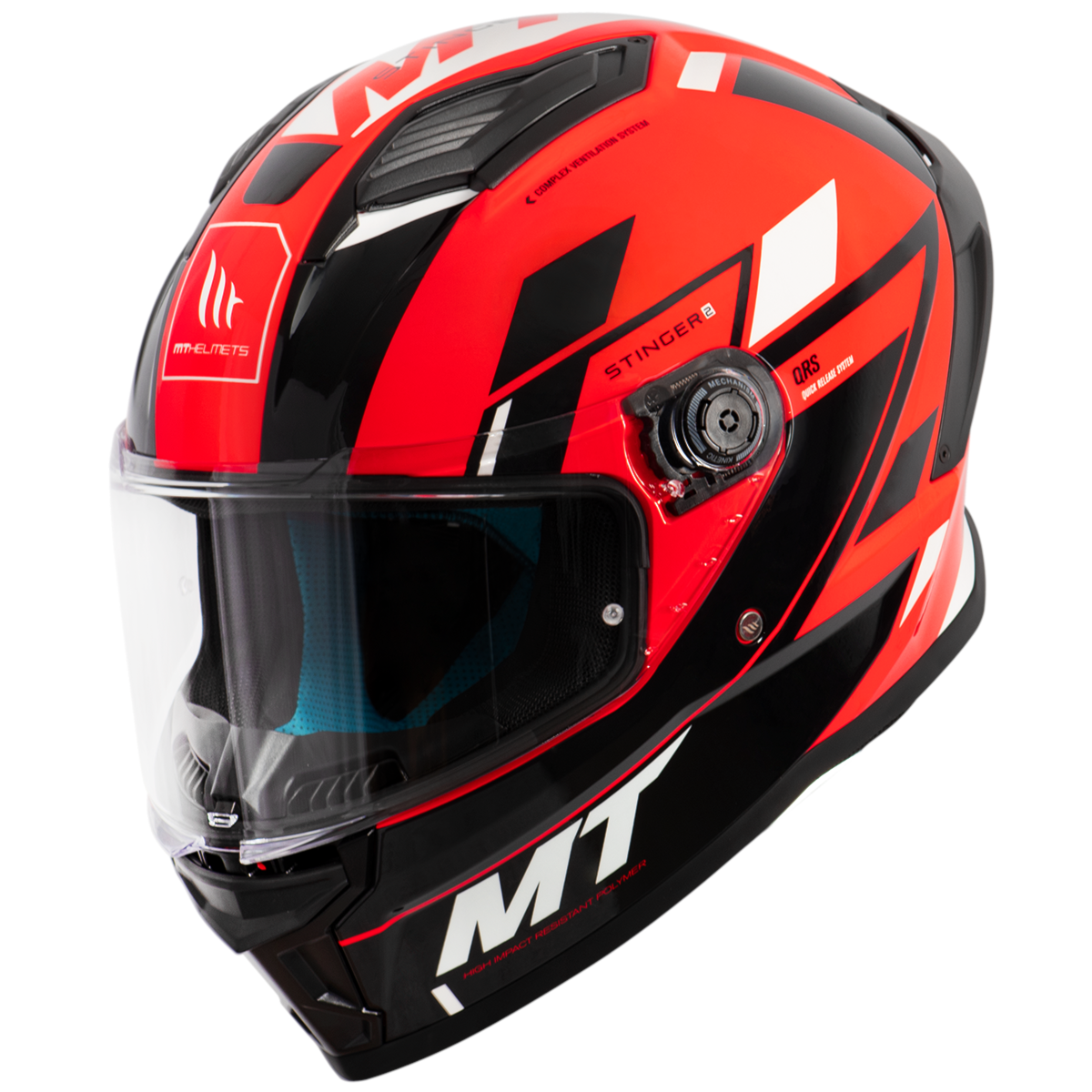 Capacete MT Helmets Stinger 2 Zivze C5 Brilho | Moto Savages