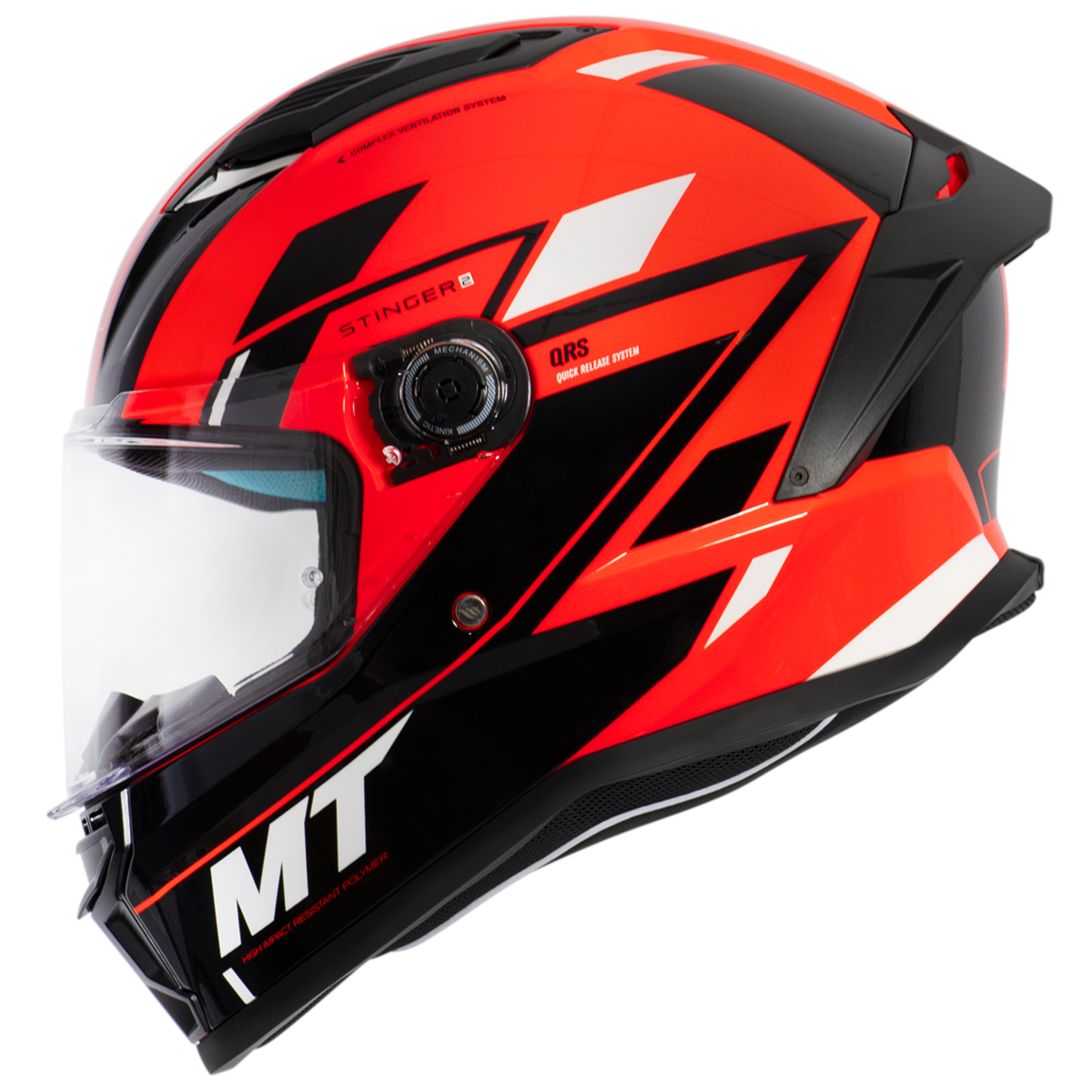 Capacete MT Helmets Stinger 2 Zivze C5 Brilho | Moto Savages