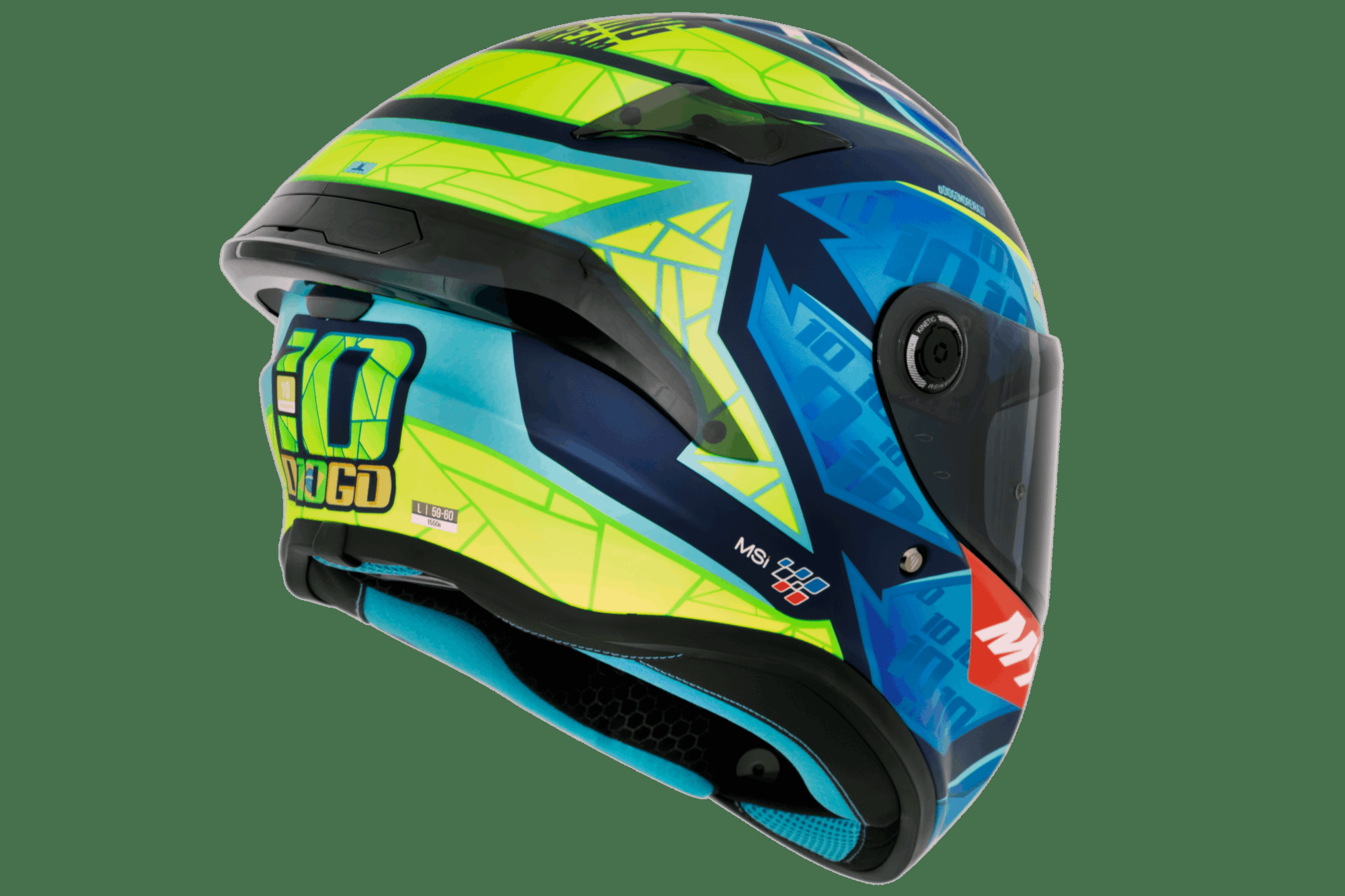 Capacete MT Helmets Targo S Diogo Moreira 2023 C7 Matte | Moto Savages