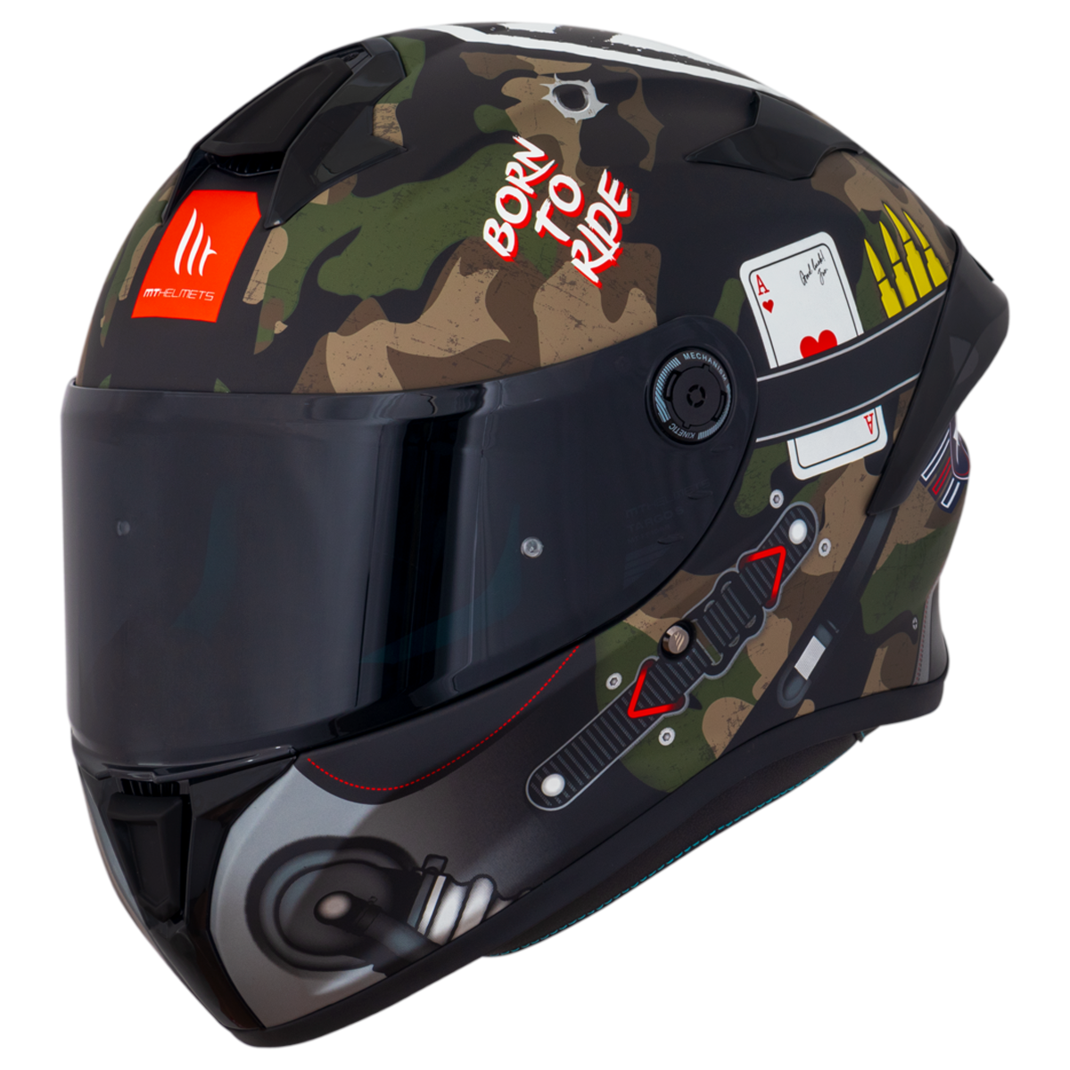 Capacete MT Helmets Targo S Patron A1 Matte | Moto Savages