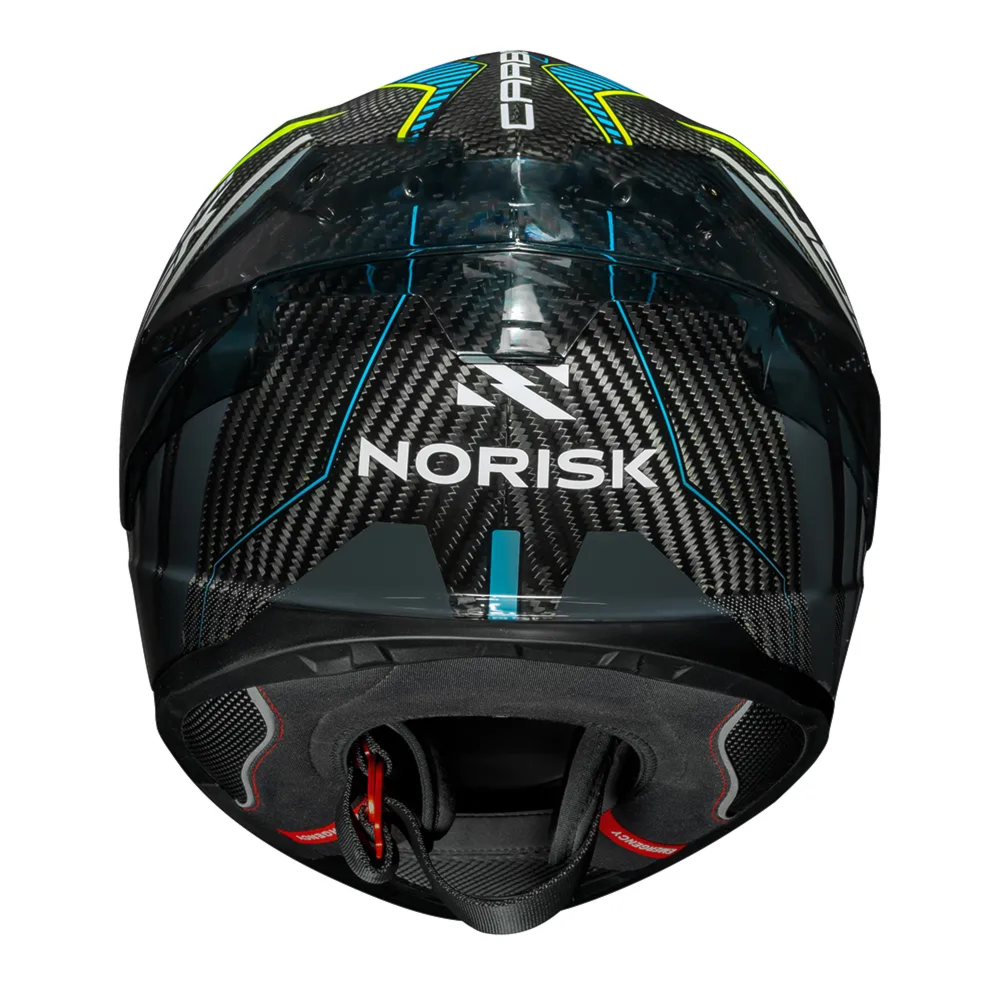 Capacete Norisk Carbon R Team Yellow Blue | Moto Savages