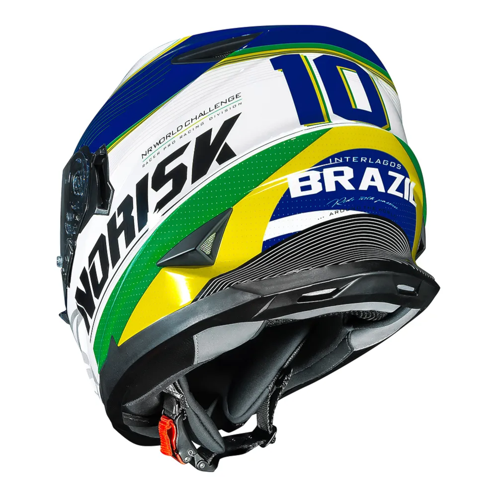 Capacete Norisk FF302 Grand Prix Brazil Soul 2 | Moto Savages