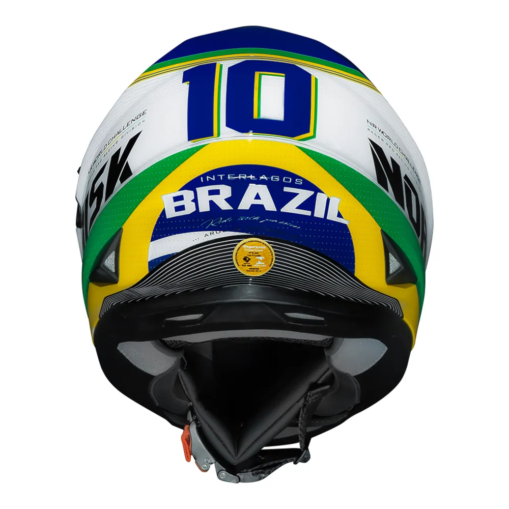 Capacete Norisk FF302 Grand Prix Brazil Soul 2 | Moto Savages
