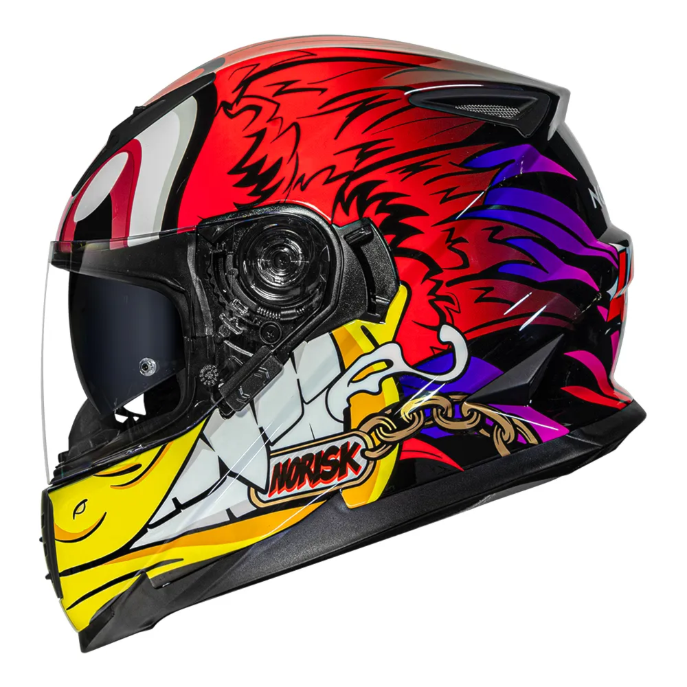 Capacete Norisk FF302 Loko Red | Moto Savages