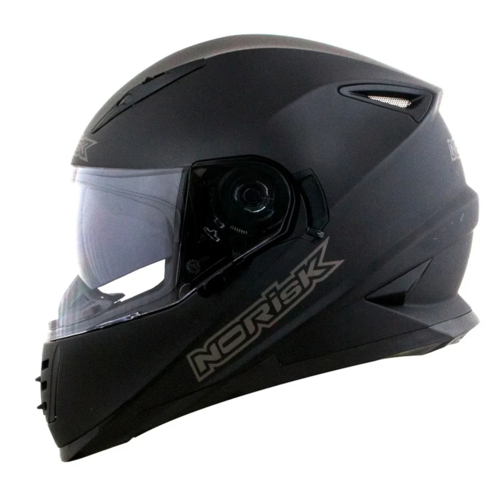 Capacete Norisk FF302 Monocolor Matte Black | Moto Savages