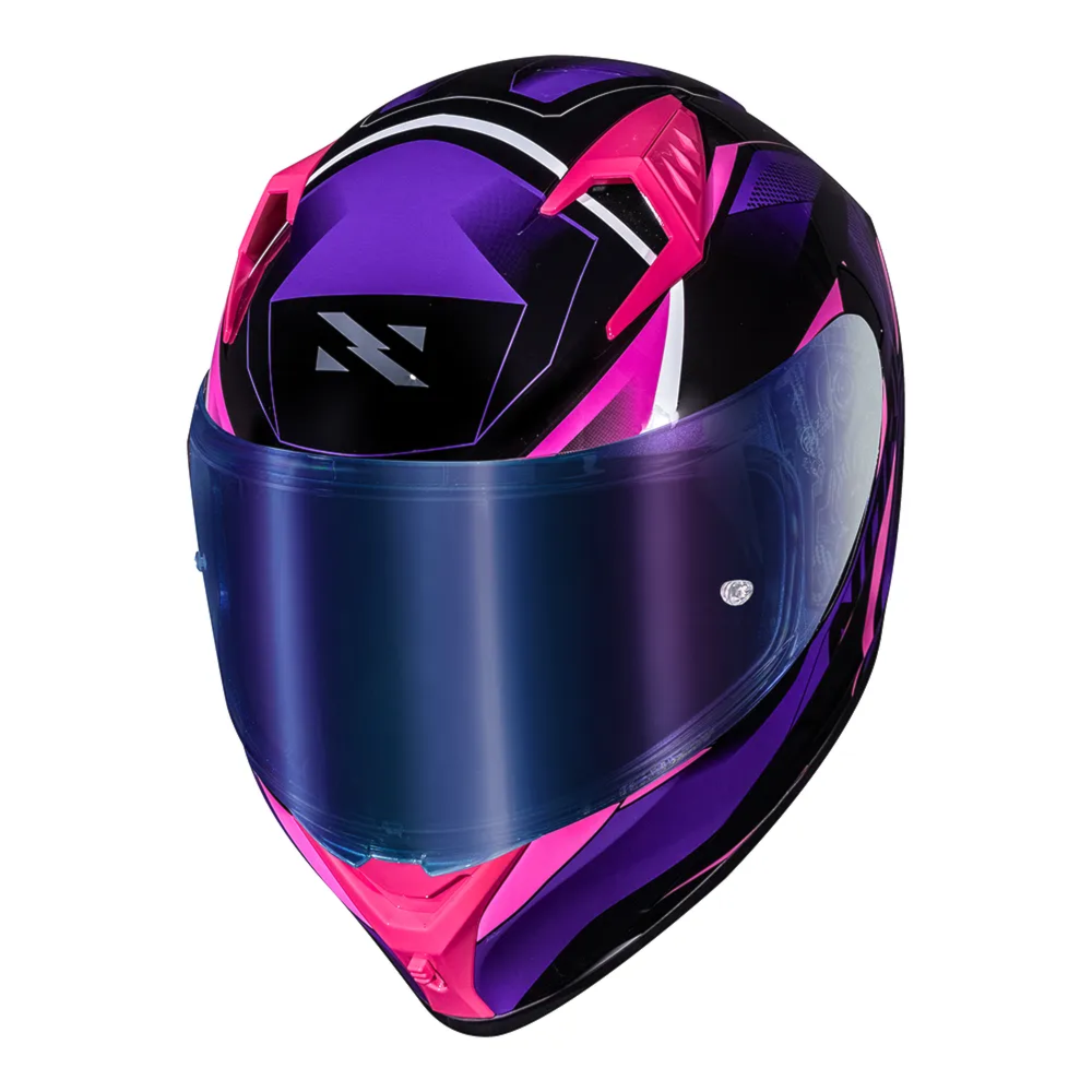 エアリス・ゲインズブール【プロモ】 Capacete Norisk Flow Pulse Purple Pink | Moto Savages