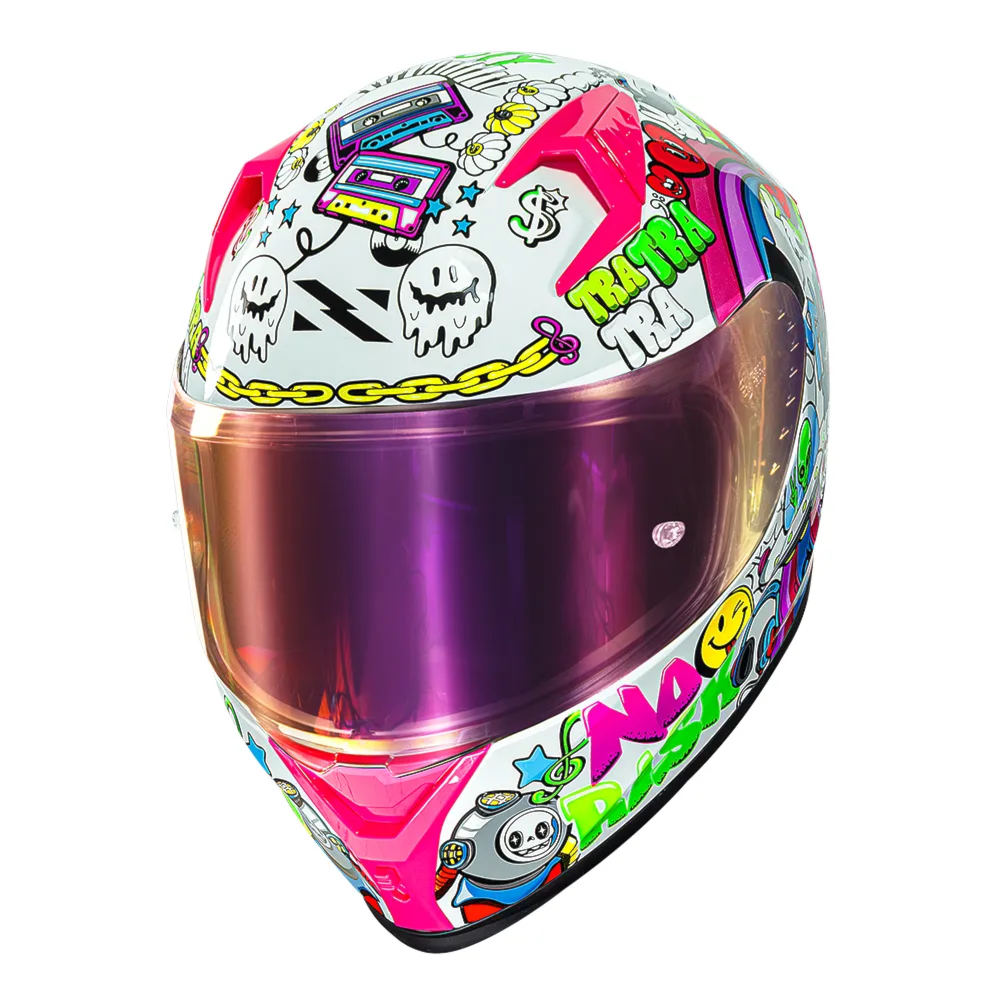 Capacete Norisk Flow Trap White | Moto Savages