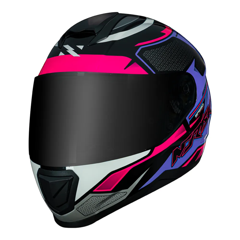 Capacete Norisk Razor Speedmax Black Pink | Moto Savages