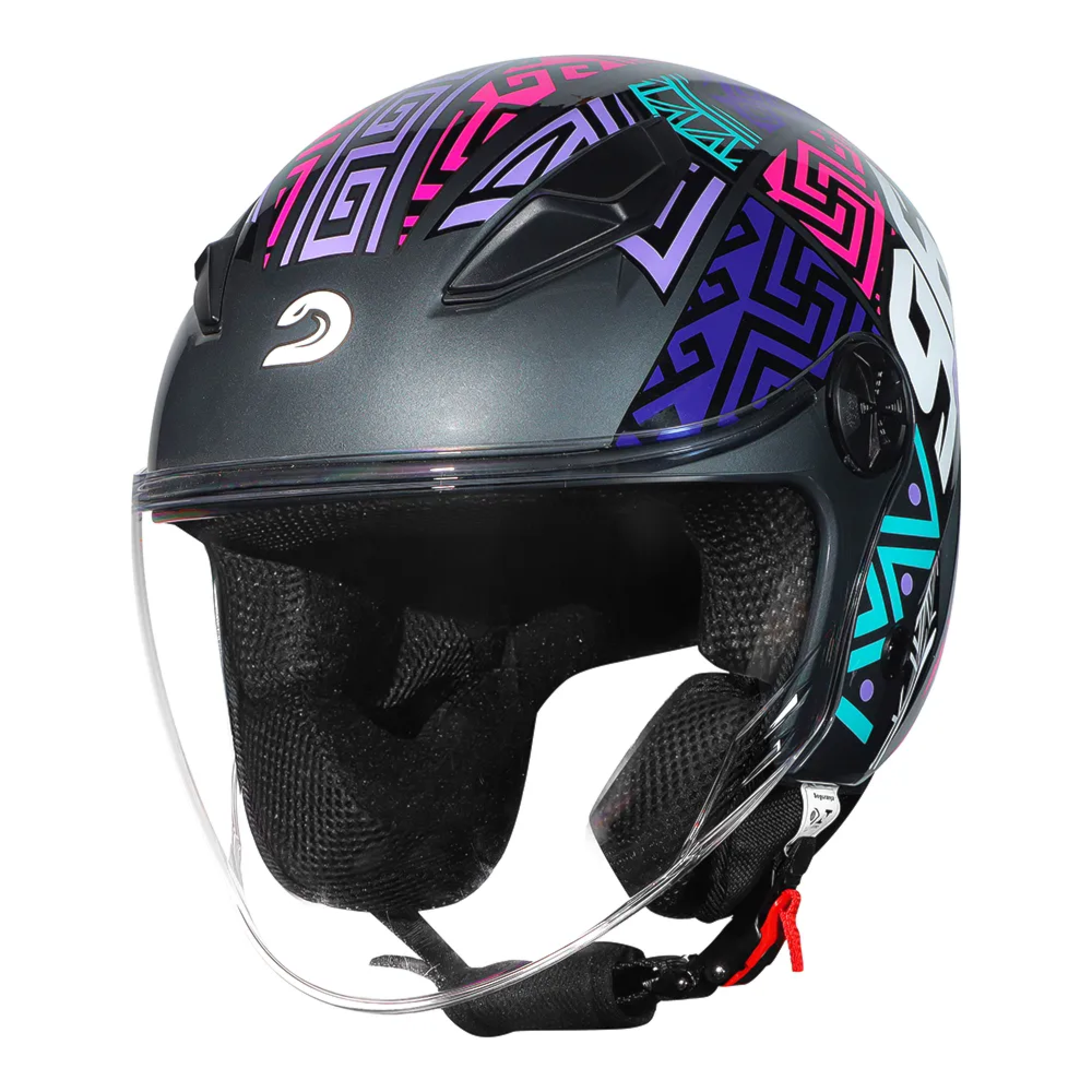 ウェア  Pro Race Mitt Galaxy Blue S Capacete Race Tech Play Art Titanium Purple | Moto Savages