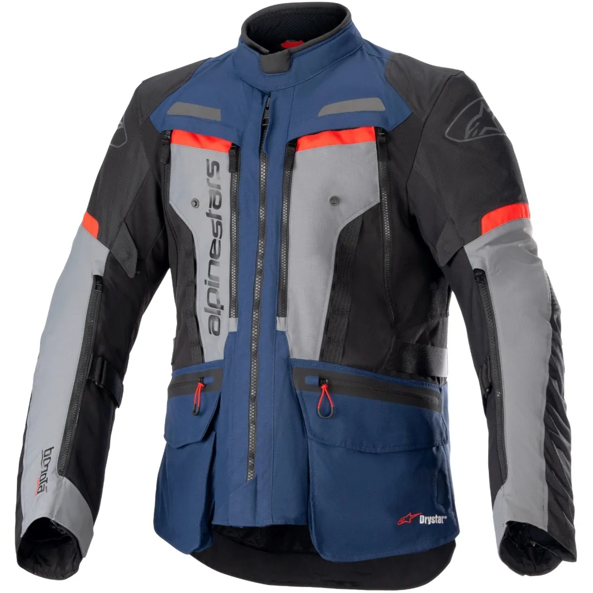 Jaqueta Alpinestars Bogota Pro Drystar Azul Marinho Preto Vermelho