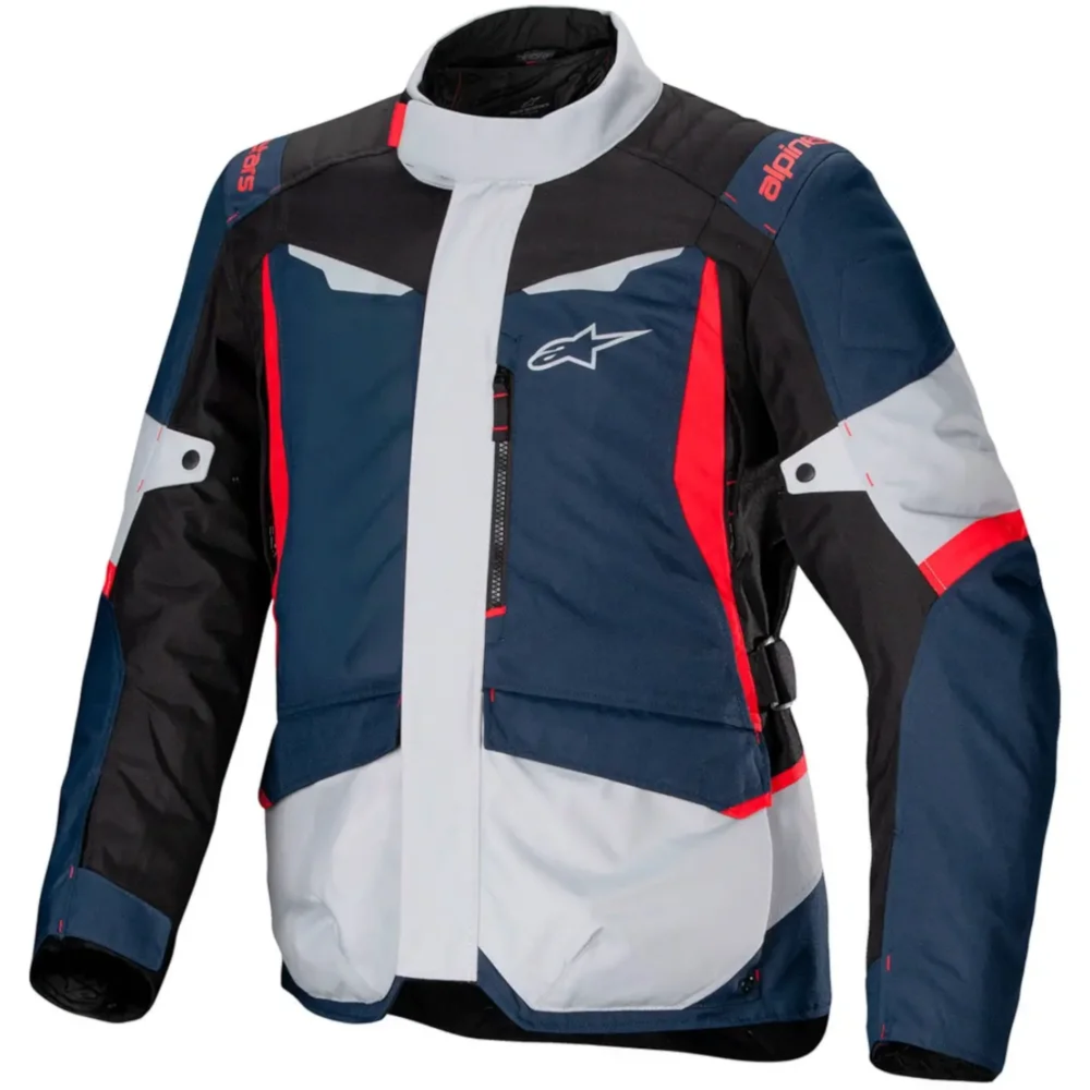 Jaqueta Alpinestars St 1 Waterproof Azul Escuro Preto Vermelho