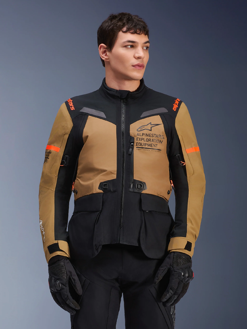 Jaqueta Alpinestars St 7 2L Gore-Tex Marrom Preto | Moto Savages