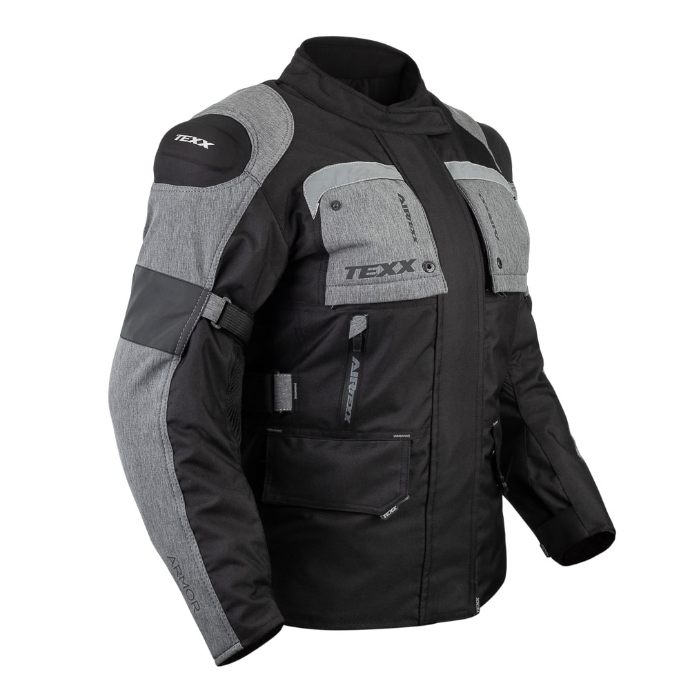 Jaqueta Texx Sniper V3 Preta Cinza | Moto Savages