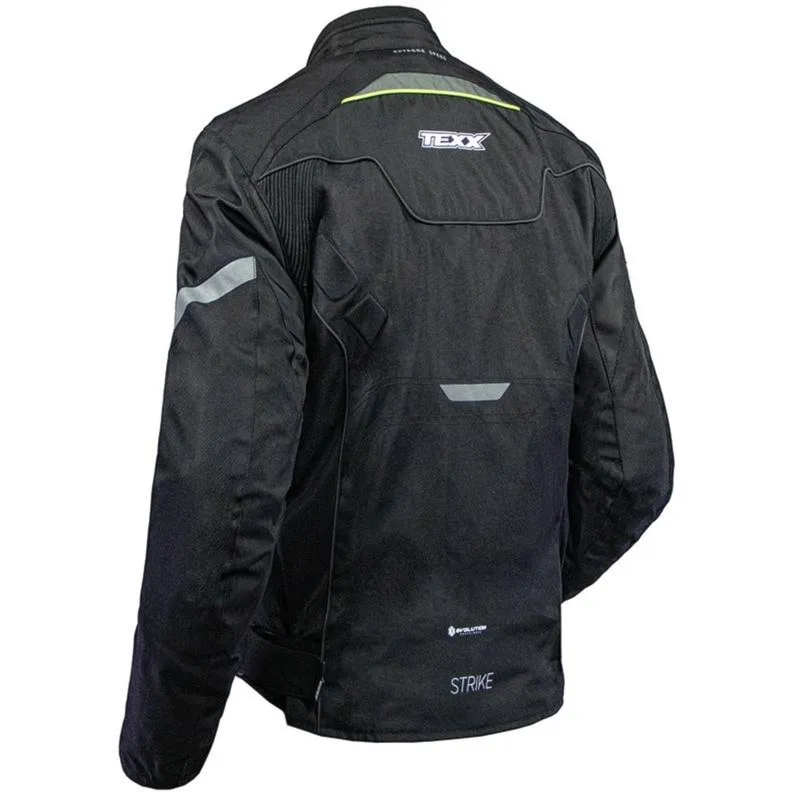 Jaqueta Texx New Strike V2 Masculina Preta Verde | Moto Savages