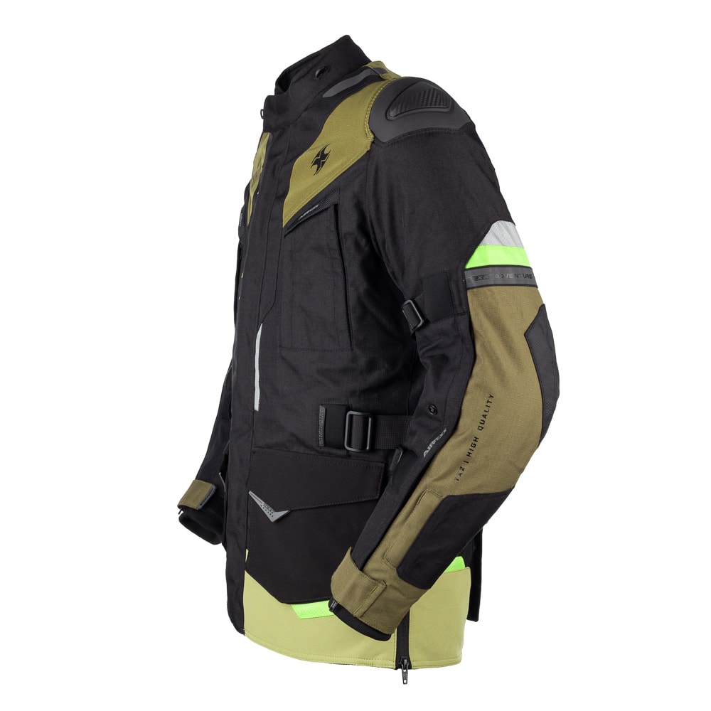 Jaqueta Texx Nomade Masculina Preta Verde | Moto Savages