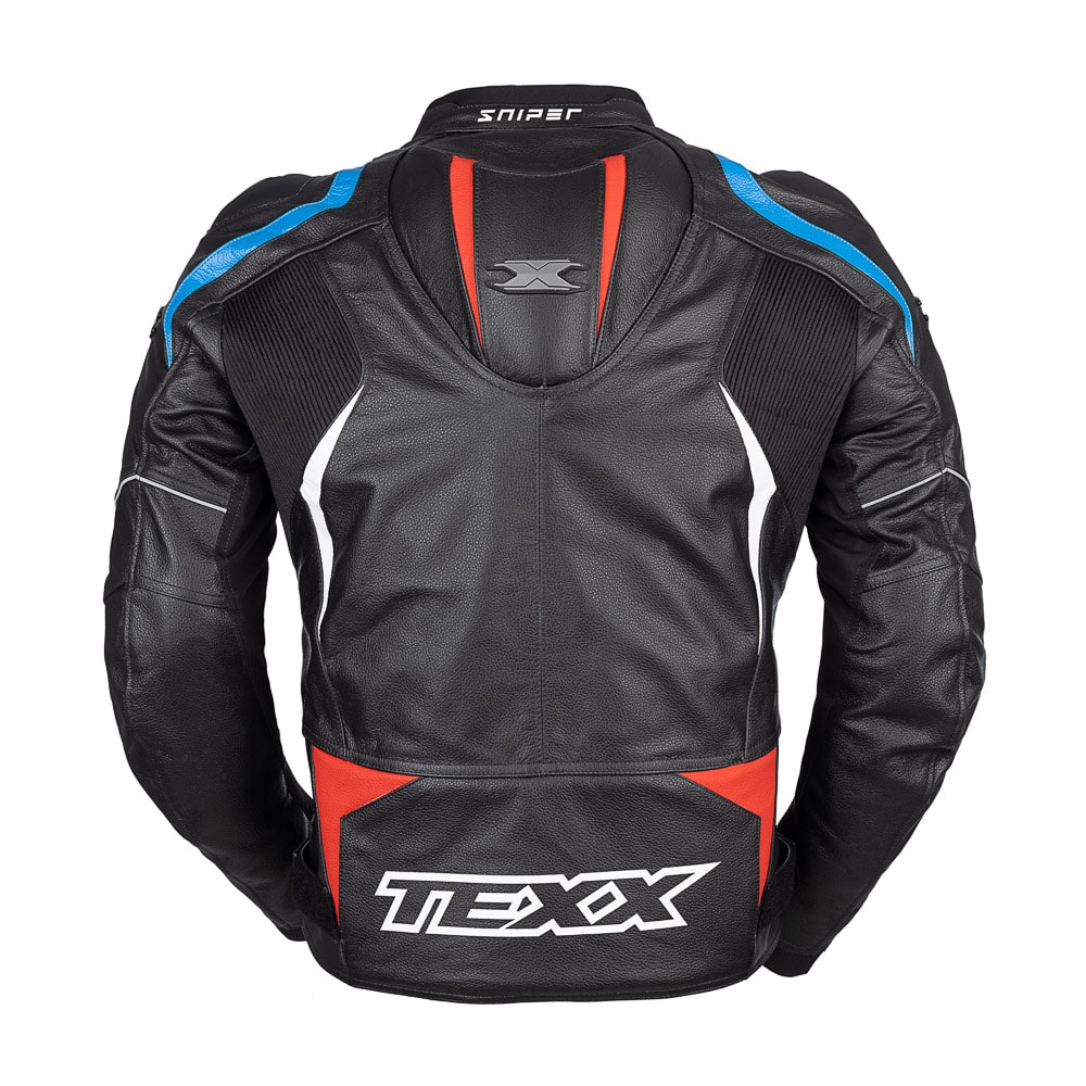Jaqueta Texx Sniper V3 Masculina Preta Vermelha Azul | Moto Savages