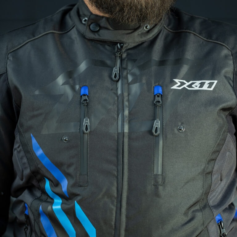 Jaqueta X11 Iron 3 Sporadic Masculina Azul | Moto Savages