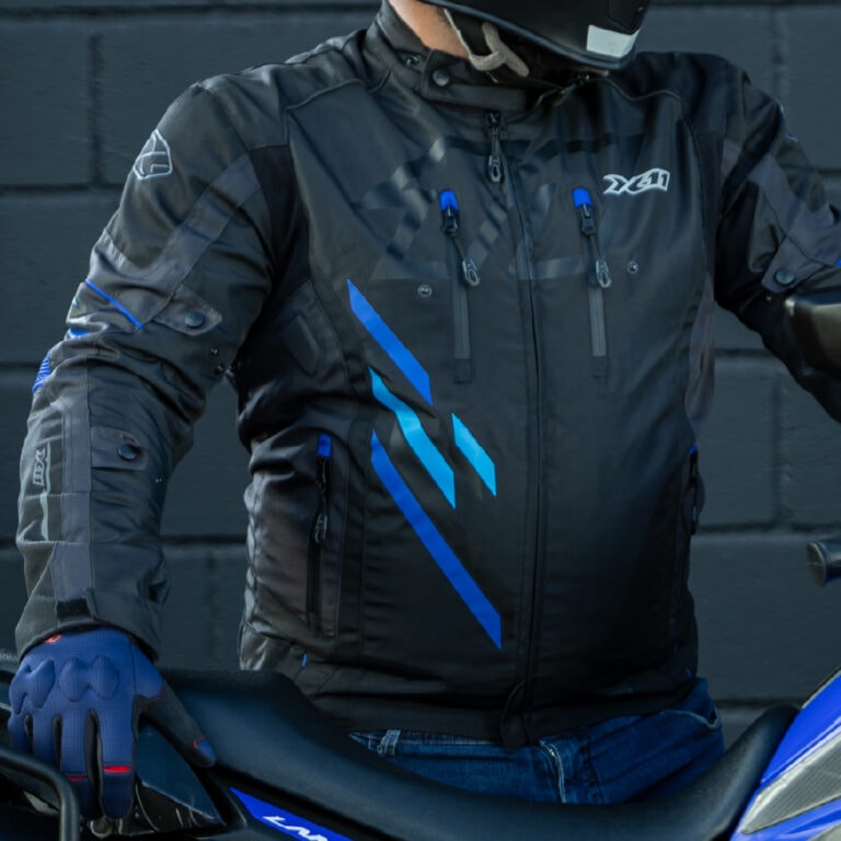 Jaqueta X11 Iron 3 Sporadic Masculina Azul | Moto Savages