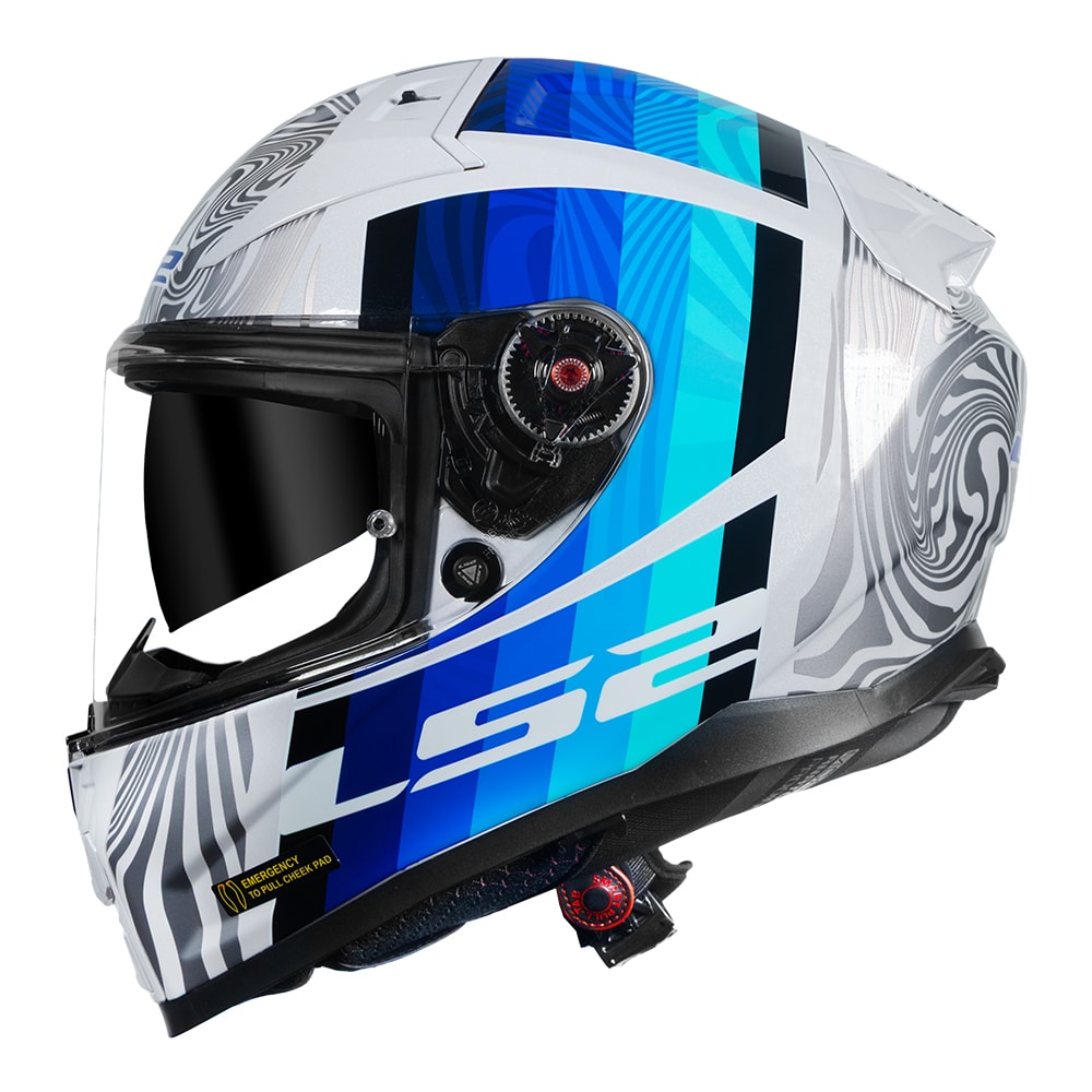 Capacete Ls2 FF811 Vector II Freedom White Silver | Moto Savages
