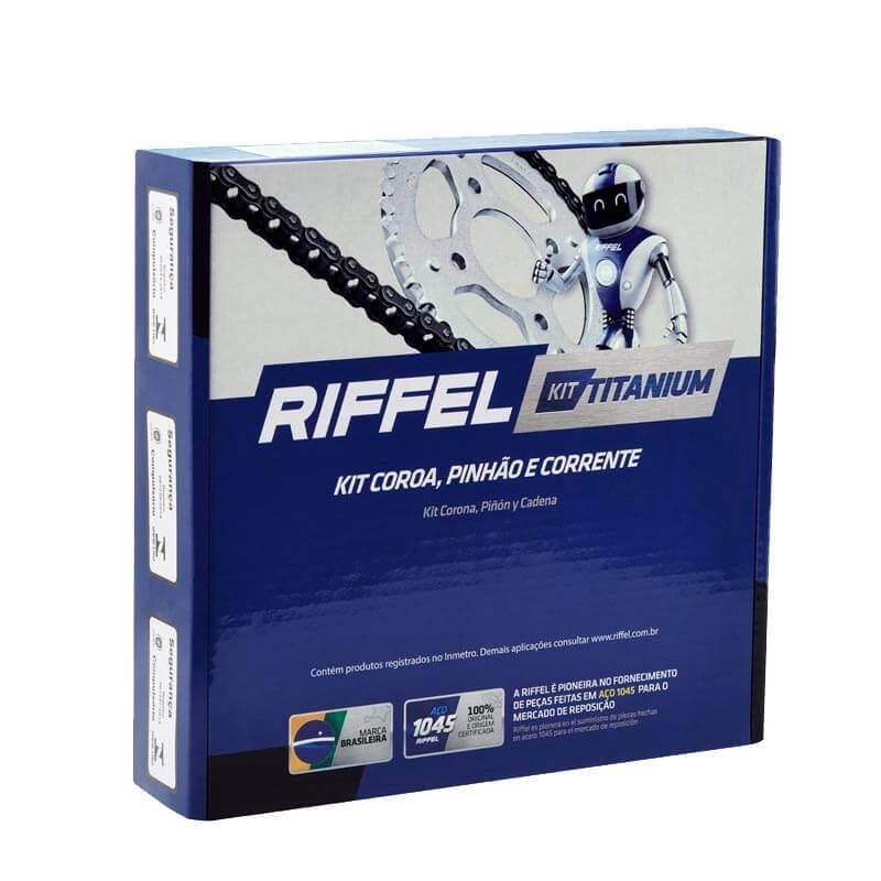 リブレ　100 Kit Relação Biz 100 1998 Até 2005 Sem Retentor - Riffel - MotoBR